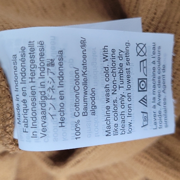 Madewell Textture & Thread Long Sleeve Mustard Top; Size XXS - Picture 8 of 8